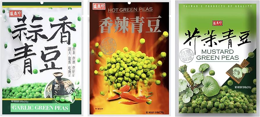 小豆ページ Amazon.com: [Pack of 3] Shengxiangzhen Green Peas Variety Pack