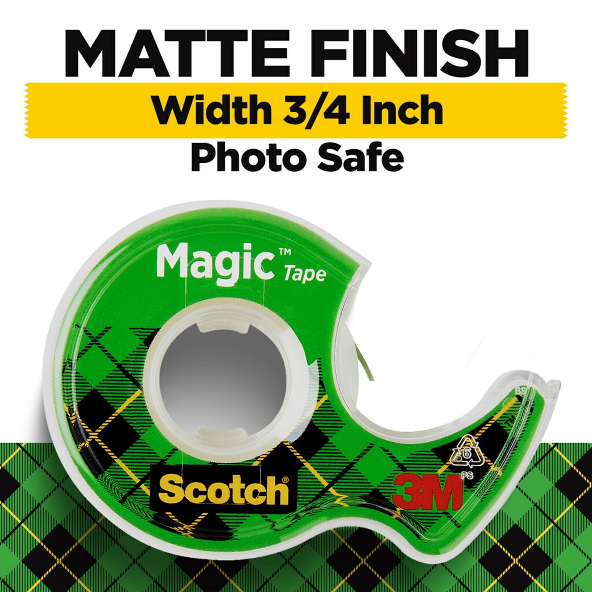 Scotch® Magic™ Klebebandabroller, 1,9 x 2,159 cm, 4 Rollen