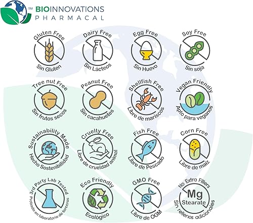 Miniatura 5 de B completo con folato, todas las vitaminas B1, B2, B3, B5, B6, B7, B9, B12 y bitartrato de colina para energía, claridad cerebral, neuro,