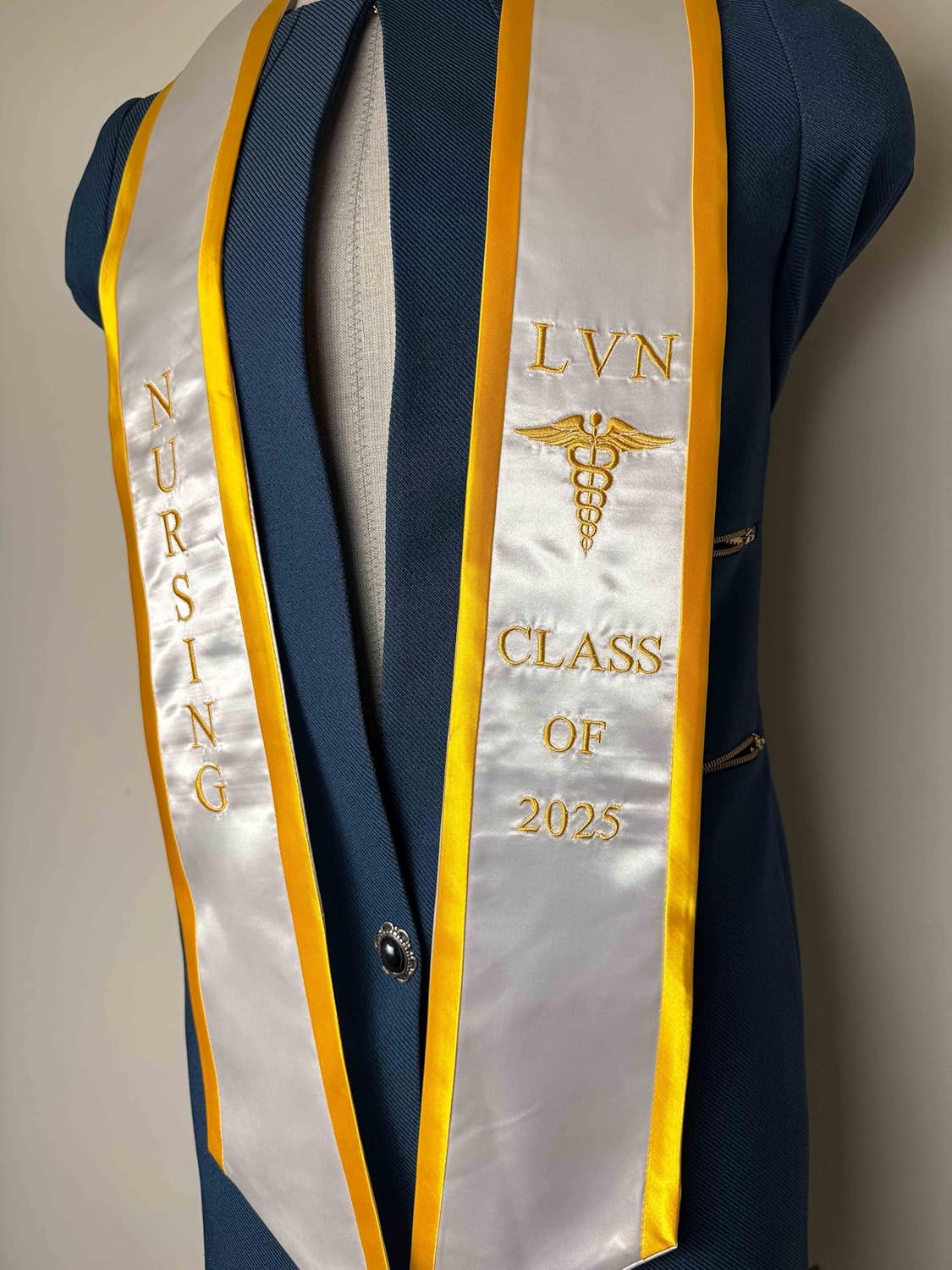 Ovaltag Nurse Graduation LVN Stole 2025 - Graduate Sash Nurses Stoles - Graduation Gift Idea Class of 2025