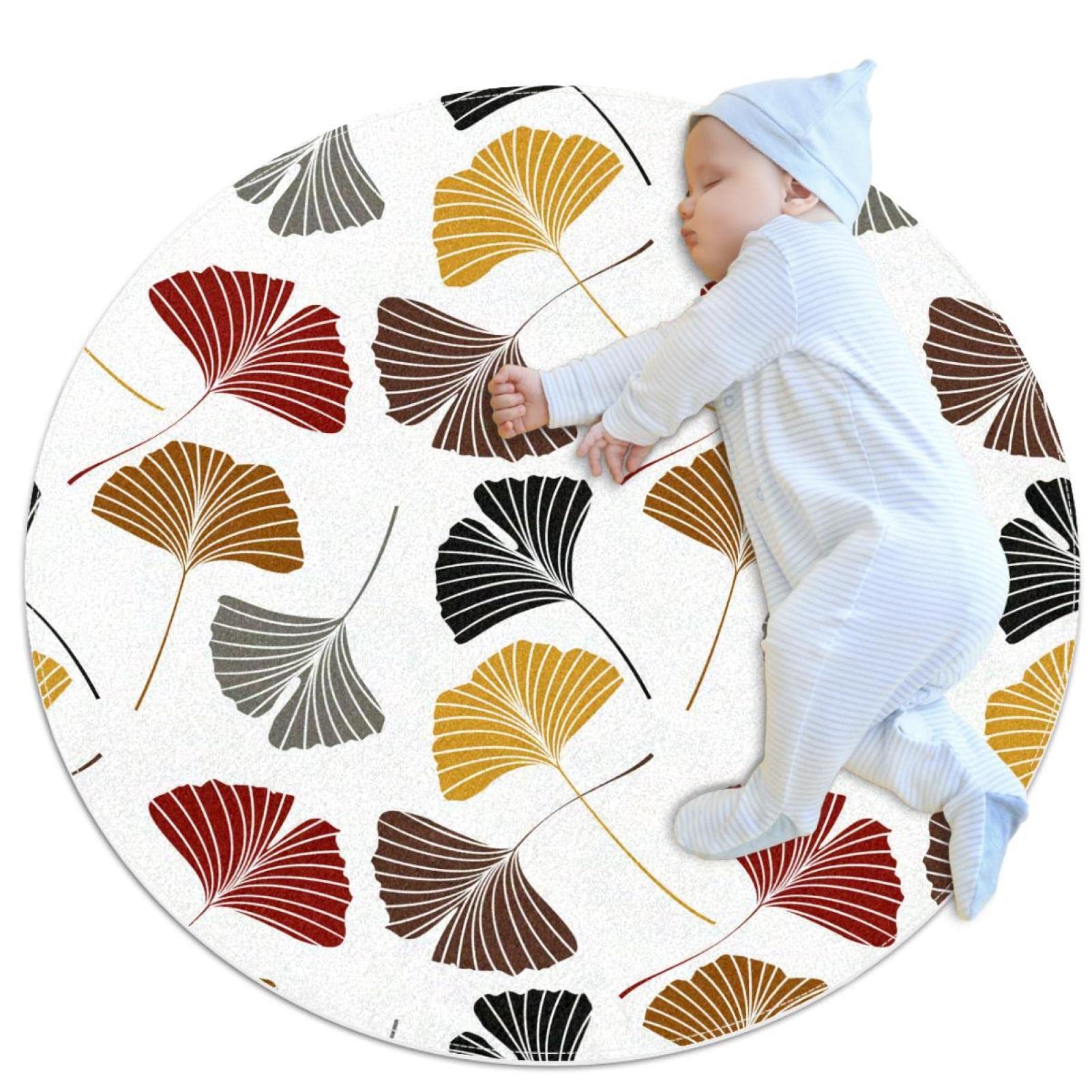 Tapis de jeu feuilles pour enfants, la solution douce pour isoler bébé du sol froid