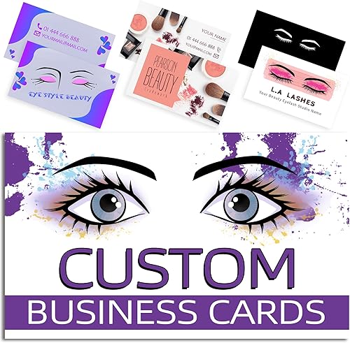 Miniatura 10 de Tarjetas de visita personalizadas con tu logotipo, tarjetas de visita personalizables, 100 tarjetas imprimibles de doble cara, tarjetas de visita