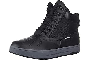 Lace Up Snow Boots New Bedford - Men's Wear-Resistant Insulated Duck Boots in Wide/Medium Width