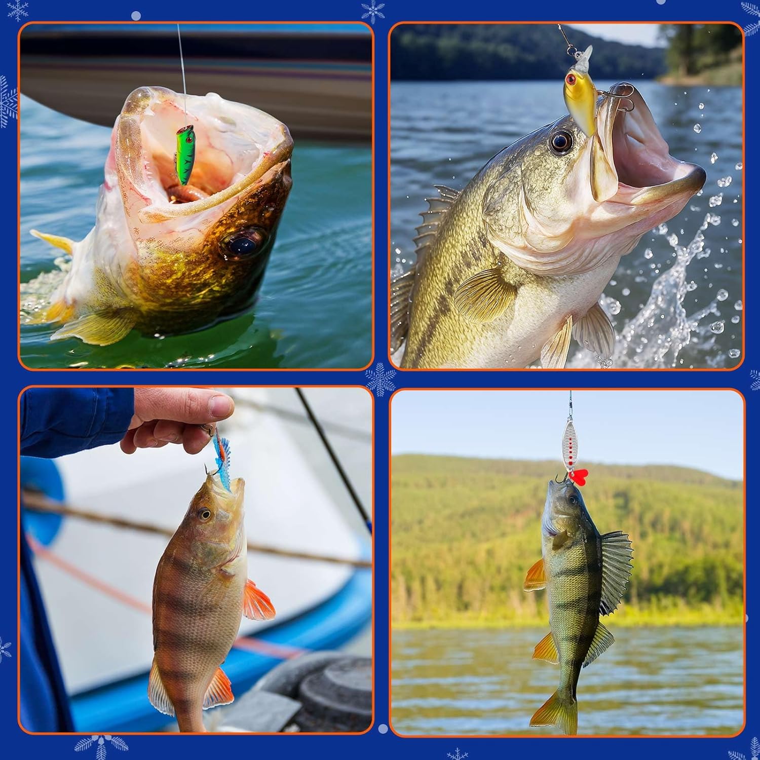 Fishing Advent Calendar 2025 for Men, 24-Day Fishing Tackle Advent Calendar with Fishing Rod Holder, Fish Lip Gripper, Hook Tier, Christmas Count-Down Calendar for Father, Husband, or Boyfriend - Image 7