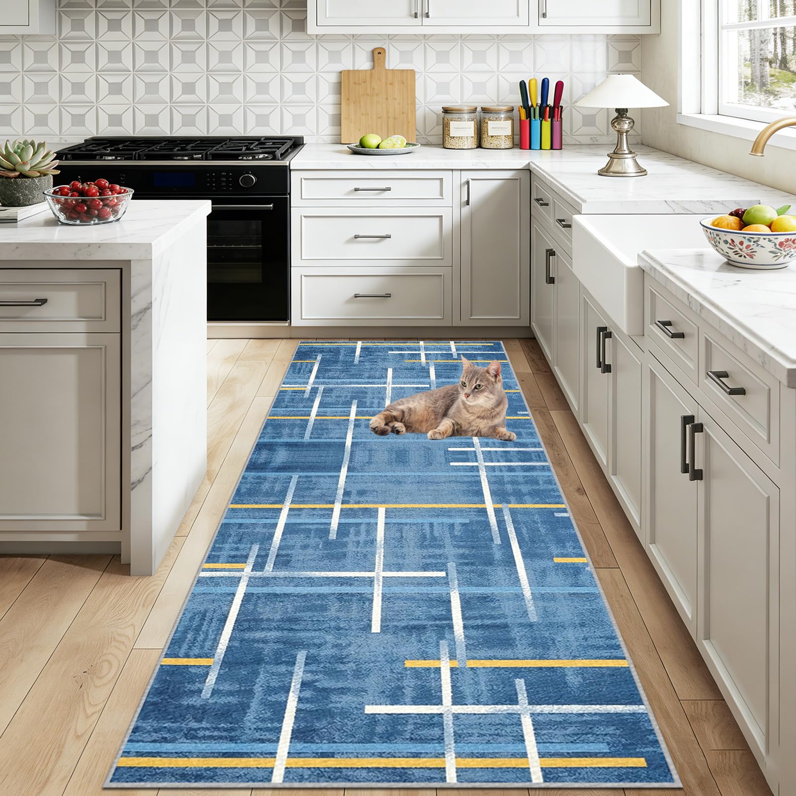 Tapis de cuisine antidérapant idéal pour harmoniser votre terrasse et votre jardin