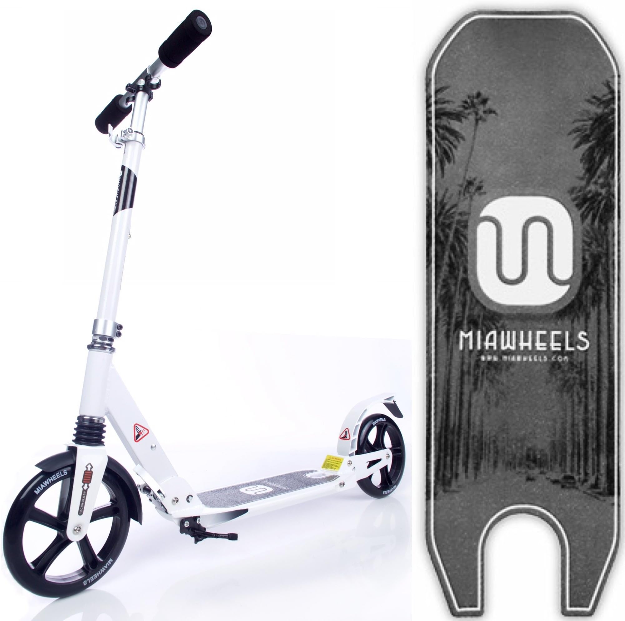 Adjustable & Foldable + Suspension+ Strap+Reflective+ Long Rear Brake, Aluminium Kick Scooter