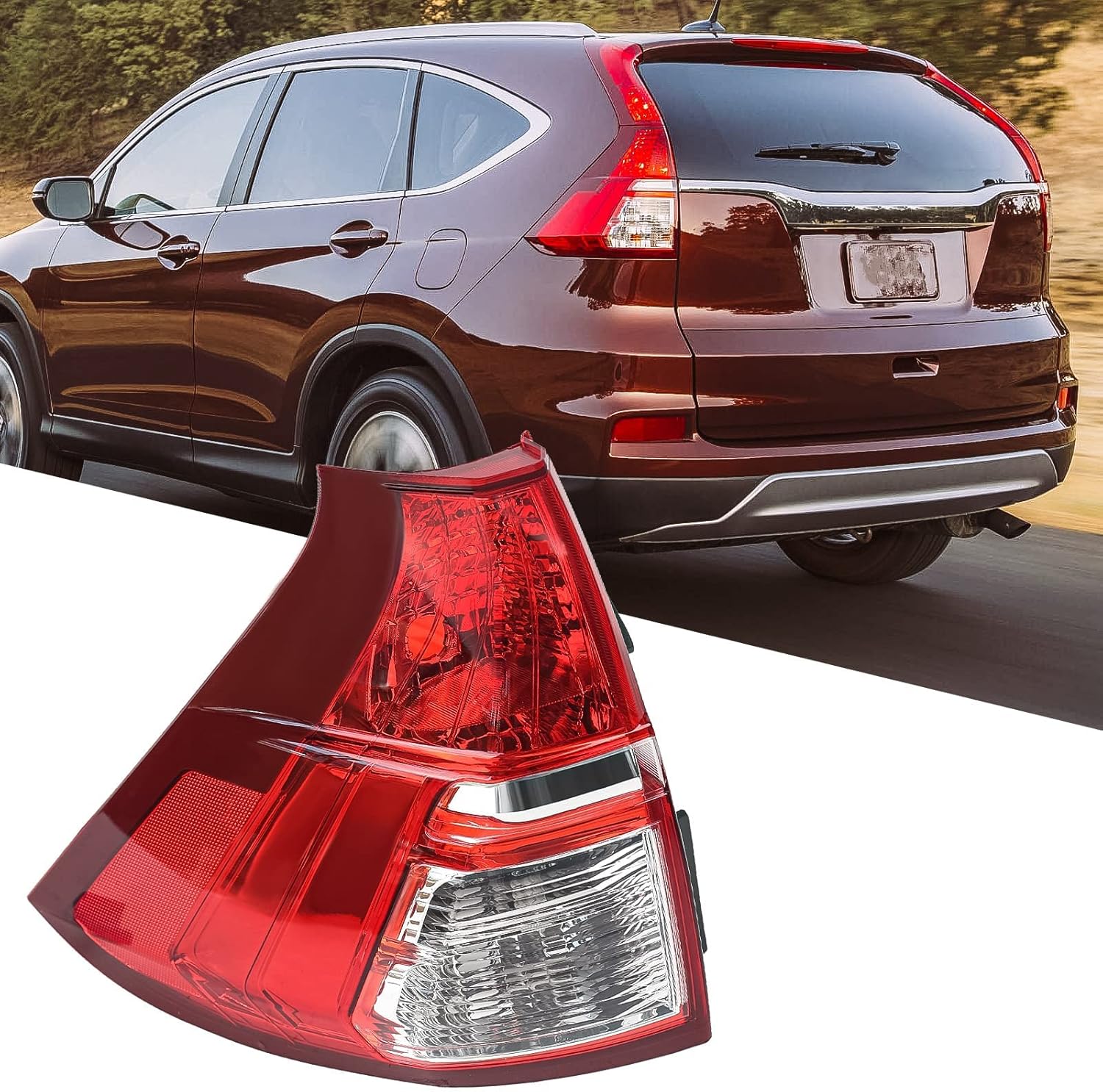 Huray Tail Light for Honda CRV 2015 2016 Taillight Assembly Brake Lamp