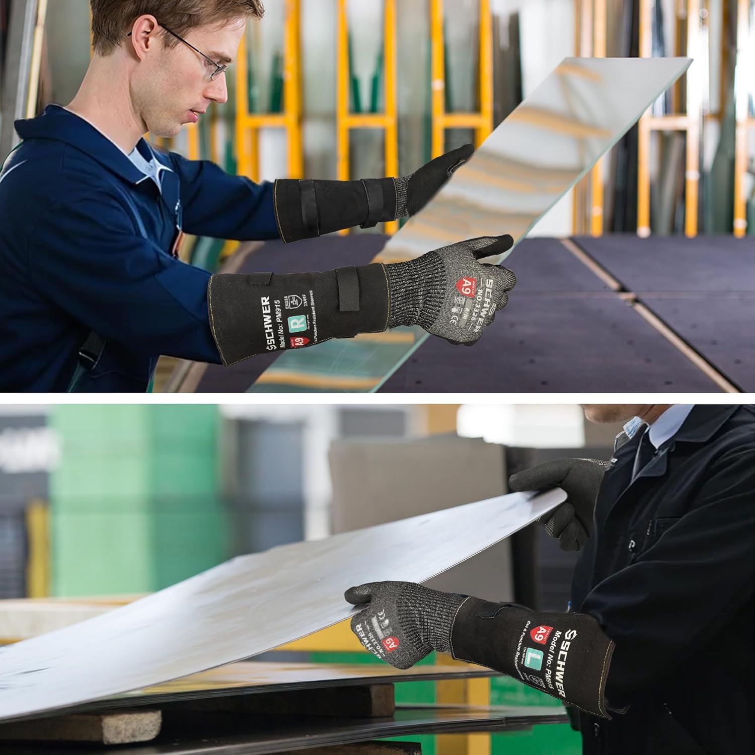 Schwer ANSI A9 Cut & Level 5 Puncture Resistant Arm Sleeves, PM915 High Risk Protection Arm Guards for Biting, Gardening Sleeve Thorn Proof, Tactical Work Sleeves for Law Enforcement Self Defense - Image 6