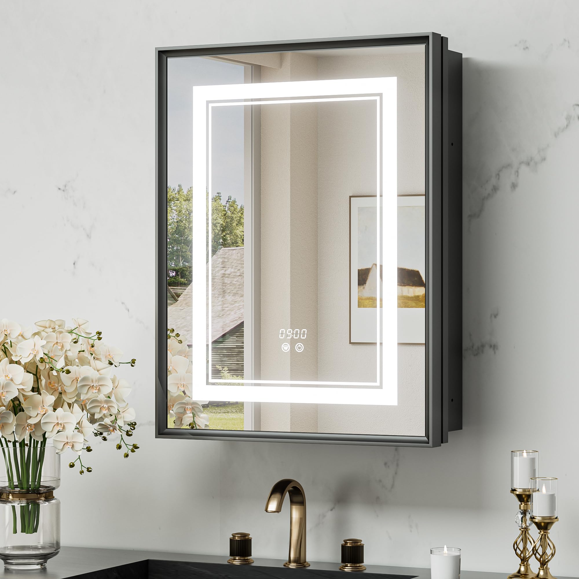 Photo 1 of TokeShimi 20x26 Inch LED Medicine Cabinet