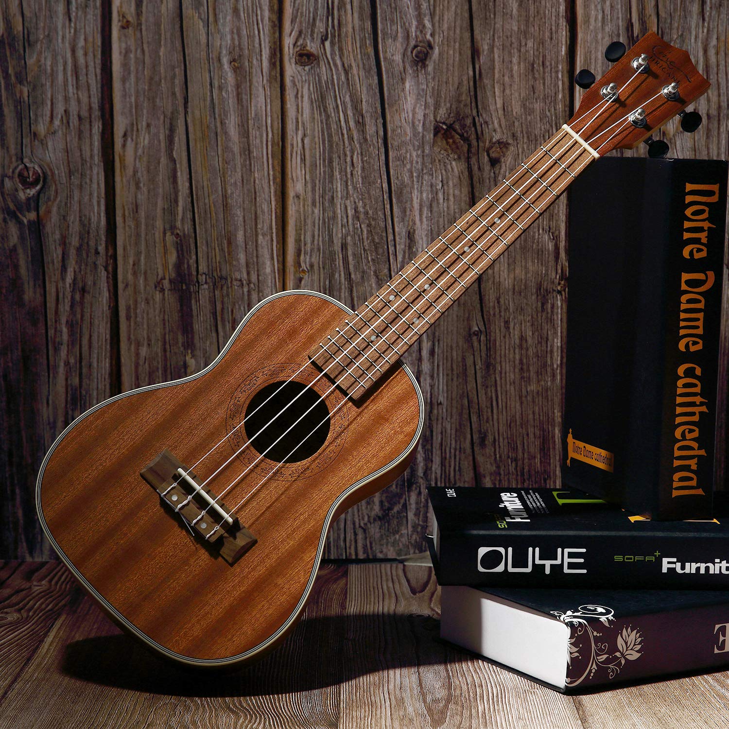 Ukelele Concierto, Hricane Ukelele Concierto 23 Pulgadas Hawaiian Ukulele Para Principiantes Adulto,Niños,Estudiante,Mujer (Incluye Bolsa de Transporte)