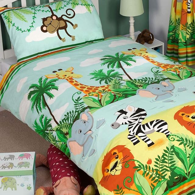 Jungle-Tastic Junior Duvet Cover and Pillowcase Set
