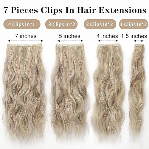 Miniatura 2 de Extensiones de cabello marrón con clip para mujer, 7 unidades, extensiones de cabello largo y rizado, extensiones de cabello largo y grueso,