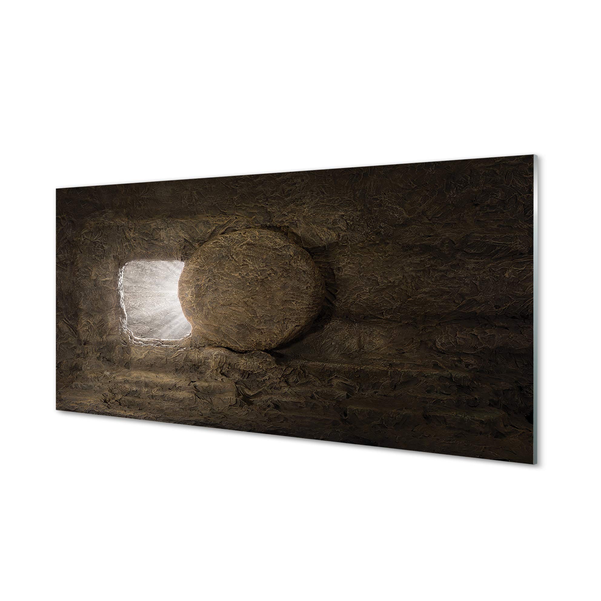 Décoration murale Jésus-Christ pour cave et salon | Tableau en verre 100x50cm
