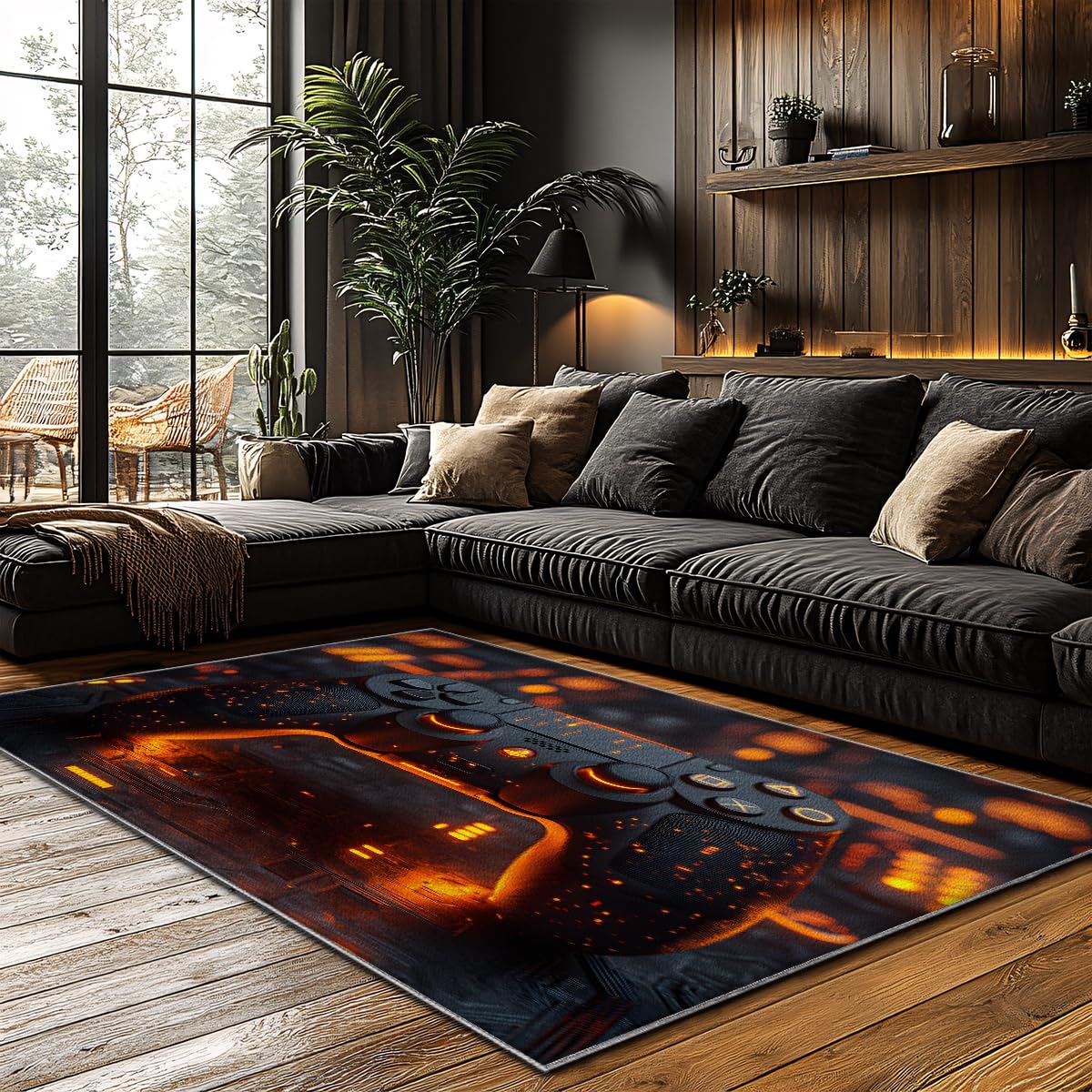 Tapis de manette antidérapant et lavable pour protégez le sol des joueurs