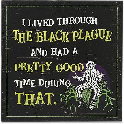 Beetlejuice Sign Spirit Halloween 2022 Amazon Com Spirit Halloween Black Plague Beetlejuice Sign Home Kitchen