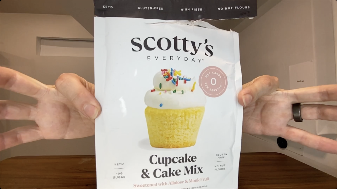 TASTE TEST Cupcakes Baked with Scotty's Everyday Keto Mix