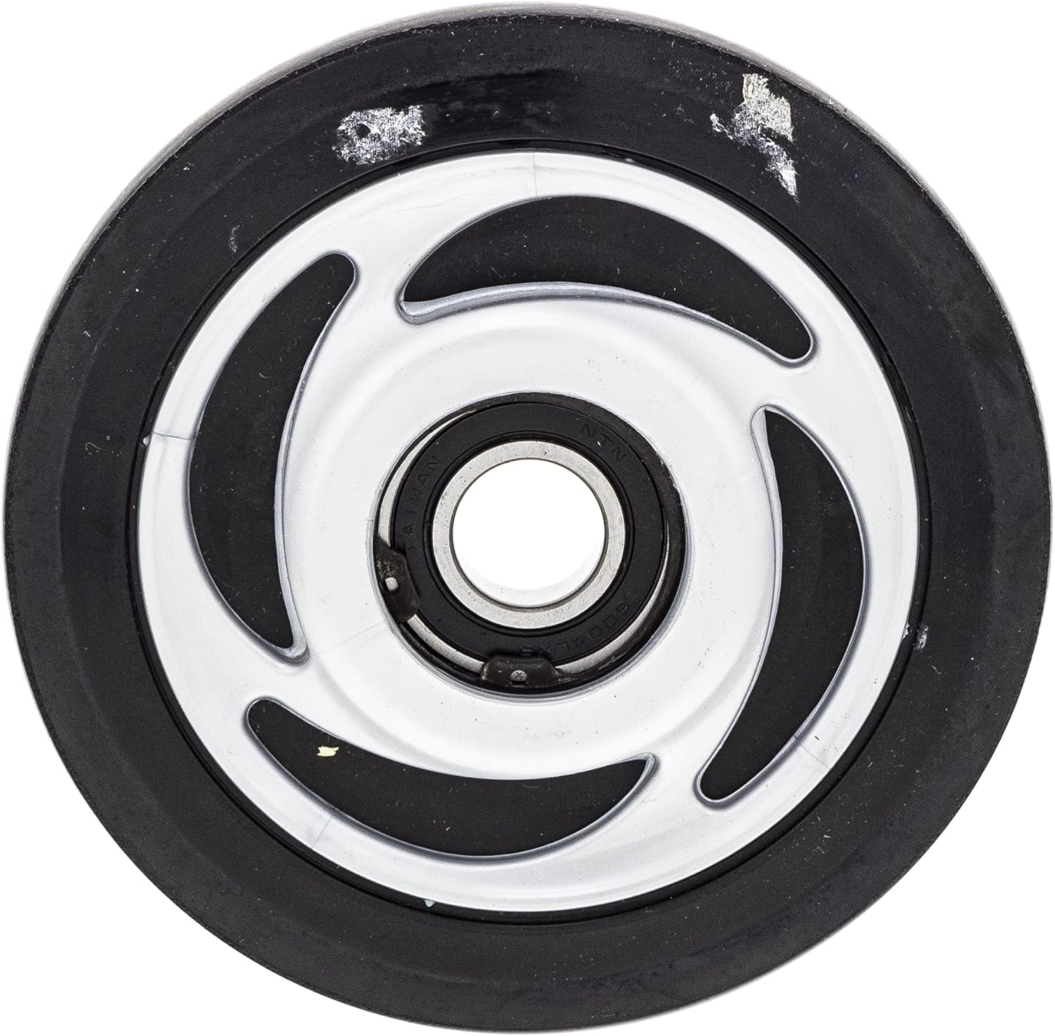 Polaris New OEM Idler Wheel Scrolled Silver 5.62" 1590387-244 IQ Fusion FST LX +