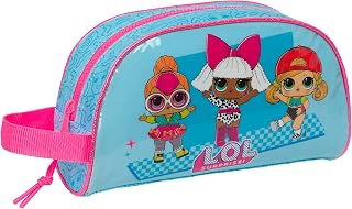 LOL Surprise! Divas - Neceser Grande Niño, Neceser Infantil, Adaptable a Carro, Ideal para Niños de 5 a 14 Años, Cómodo y Versátil, Calidad y Resistencia, 26x16x9 cm, Color Azul