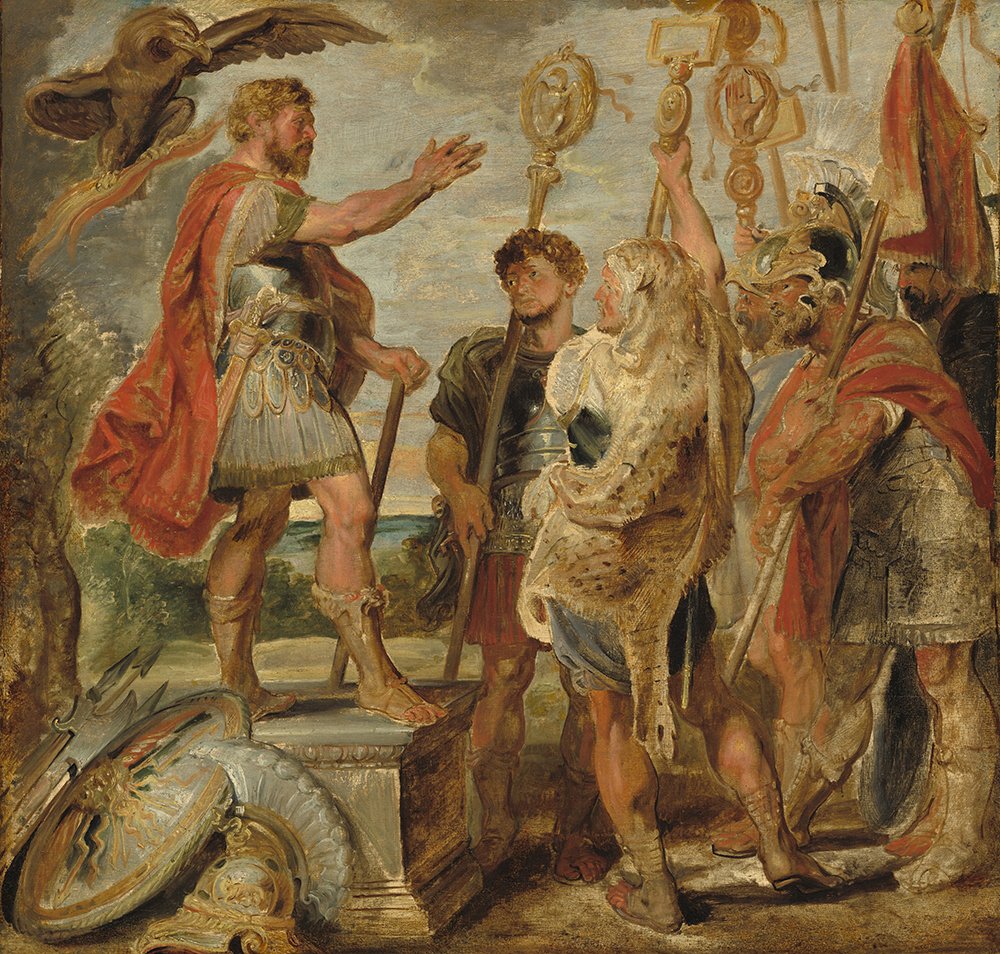 Affiche Decius Mus Addressing The Legions par Peter Paul Rubens format Small en impression mat