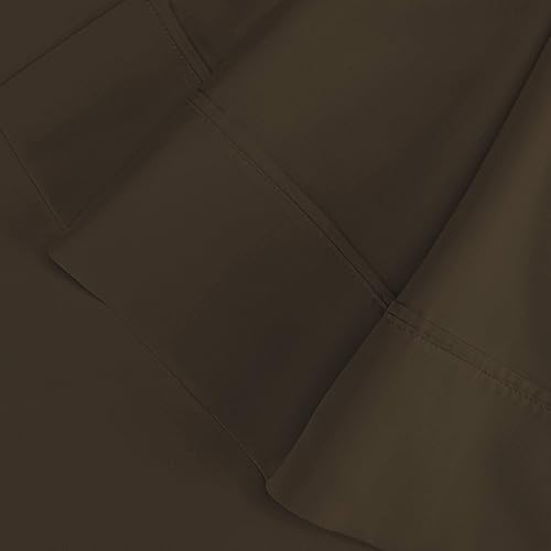 Miniatura 2 de Superior Juego de sábanas de algodón egipcio de 300 hilos, 2 sábanas bajeras elásticas de bolsillo profundo, 1 sábana encimera y 2 fundas de