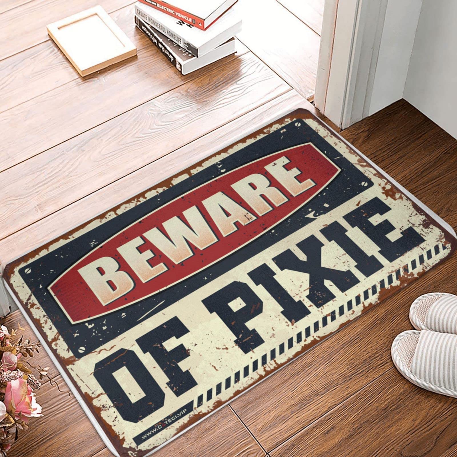 Paillasson d'automne extérieur 65x90 cm avec motif Pixie tapis de porche