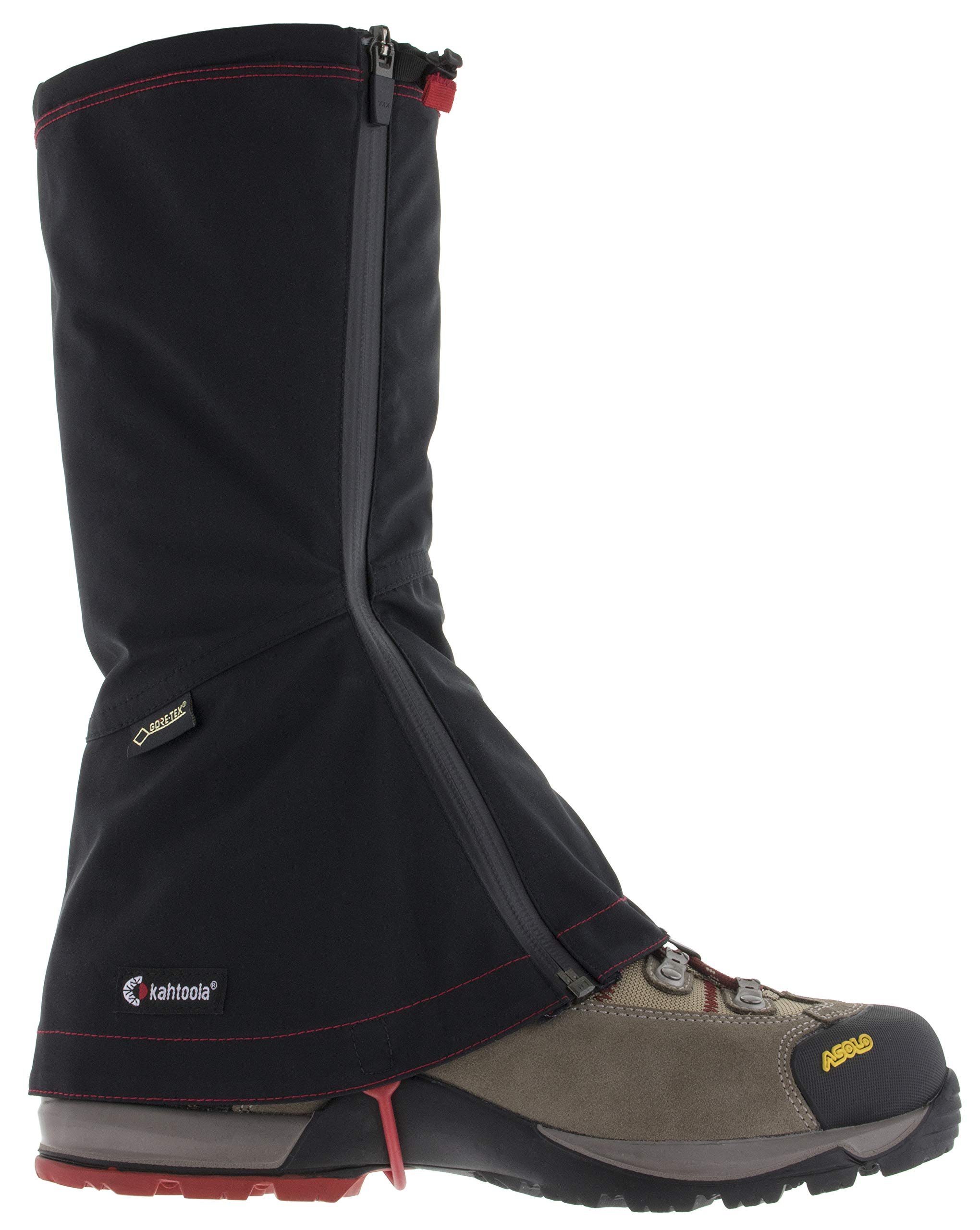 KahtoolaKahtoola LEVAgaiter Tall GTX Gaiters, Waterproof Gore-TEX Shoe & Boot Protection for Mountaineering, Off-Trail Hiking in Mud, Snow & Ice
