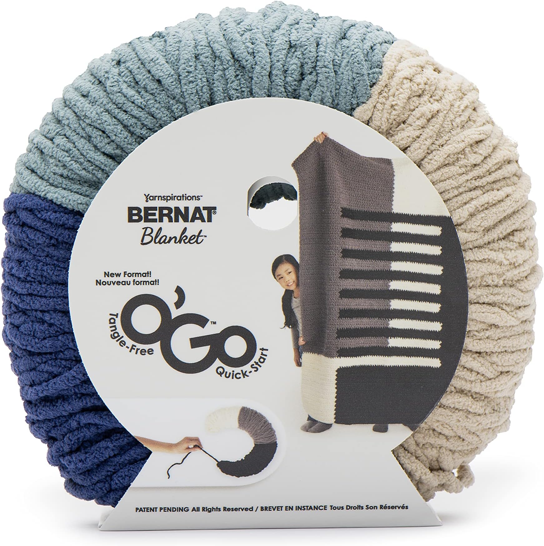 Bernat Softee Baby Yarn - Little Boy Blue Ombres For Knitting & Crochet