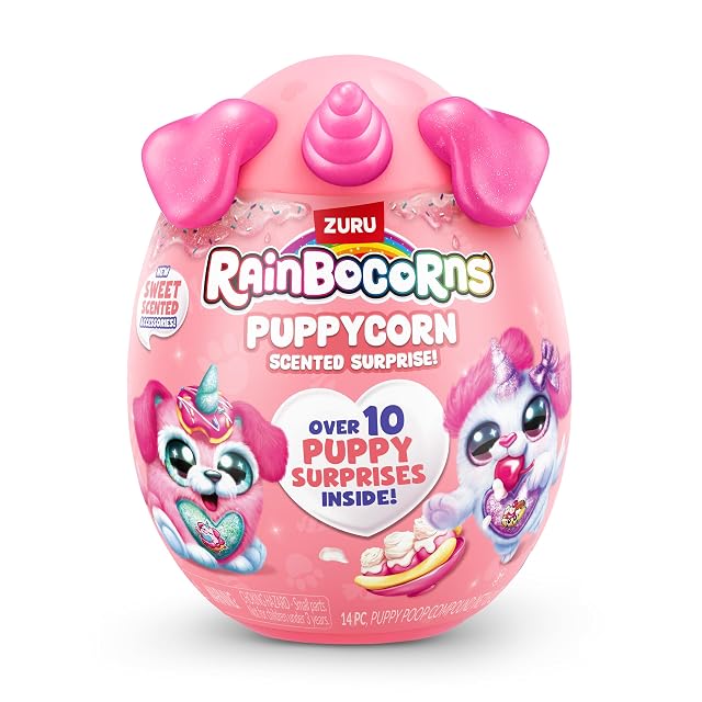 Foto 2 de 7 de Rainbocorns Puppycorn Scent Surprise, Schnauzer, by ZURU Surprise Unboxing Soft Toy