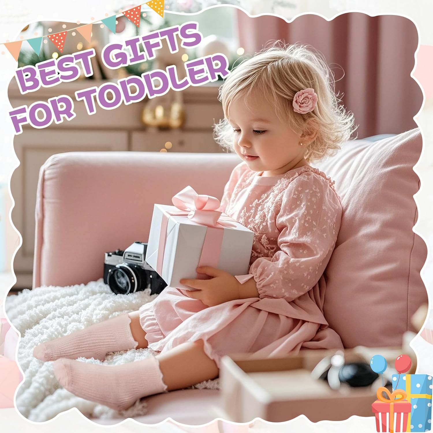 Velice Baby Girls Ruffle Socks Infant Toddler Girls Frilly Dress Cute Crew Socks 6 Pairs - Image 6