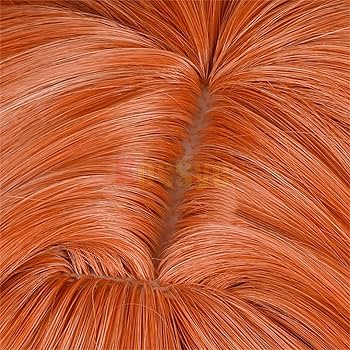 Amazon.co.jp: コスプレウィッグ ソネット オレンジ色 ハーフツイン