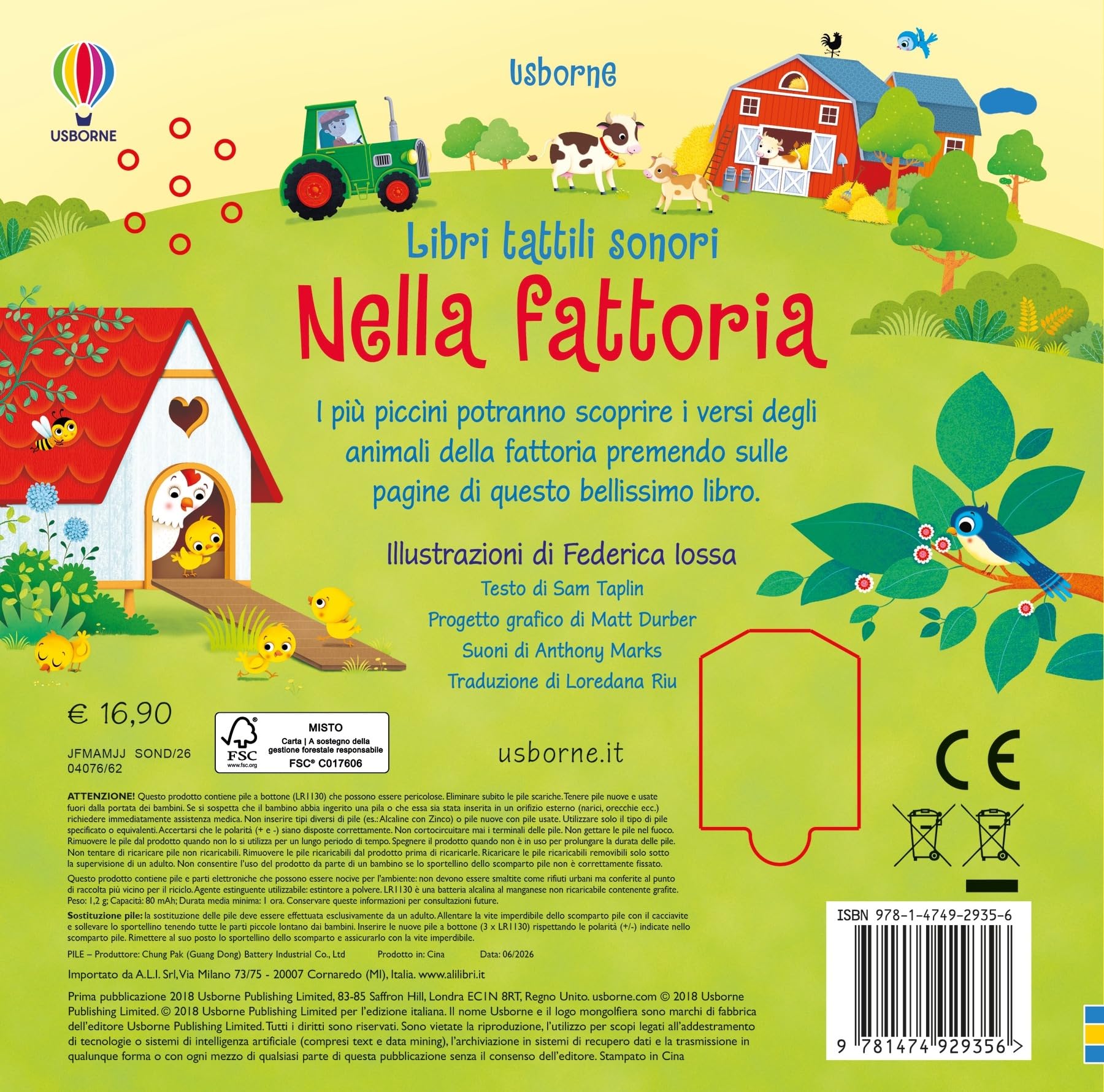Libri tattili sonori - Nella fattoria