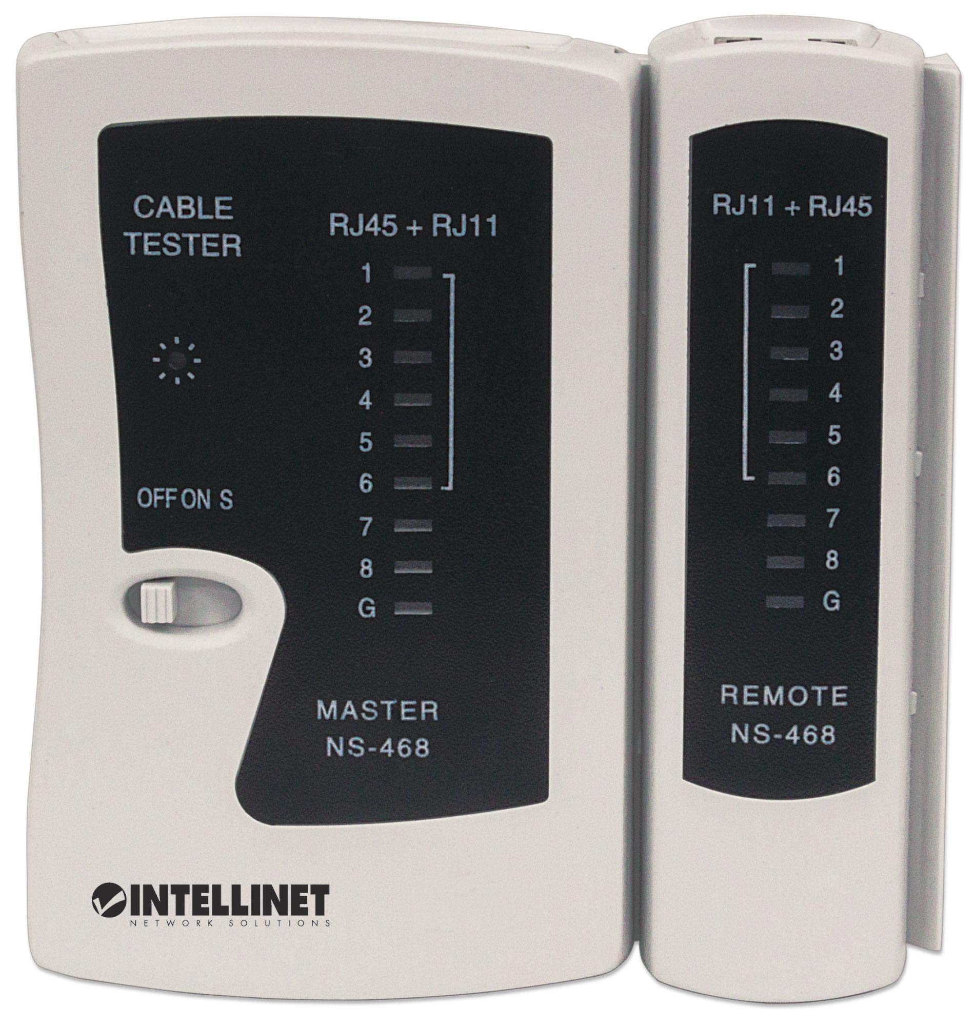 Intellinet Tester Professionale RJ45 e BNC