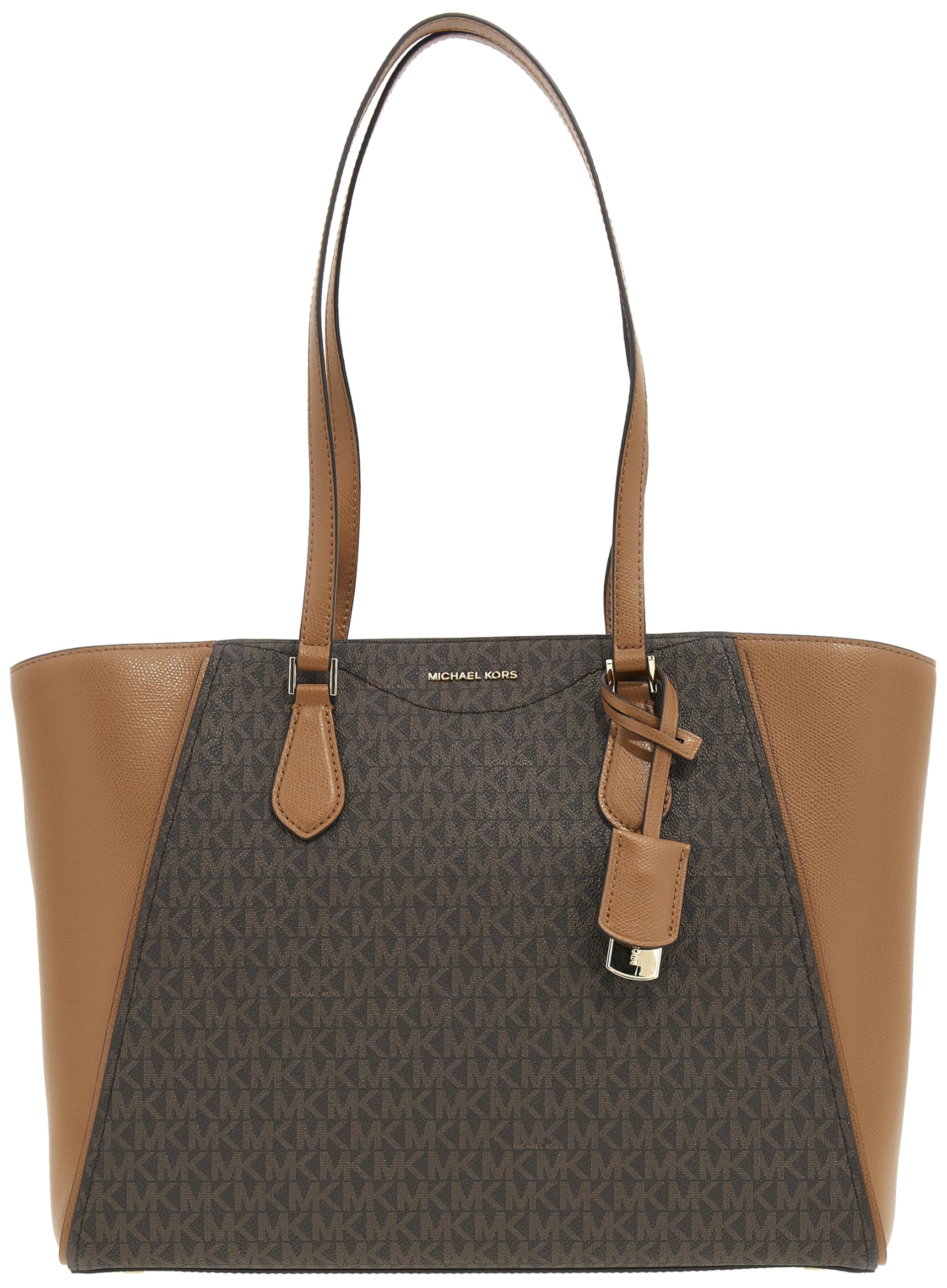 Michael Kors Taryn Large Multi-Functional Top-Zip Tote Bag, Brown/Acorn