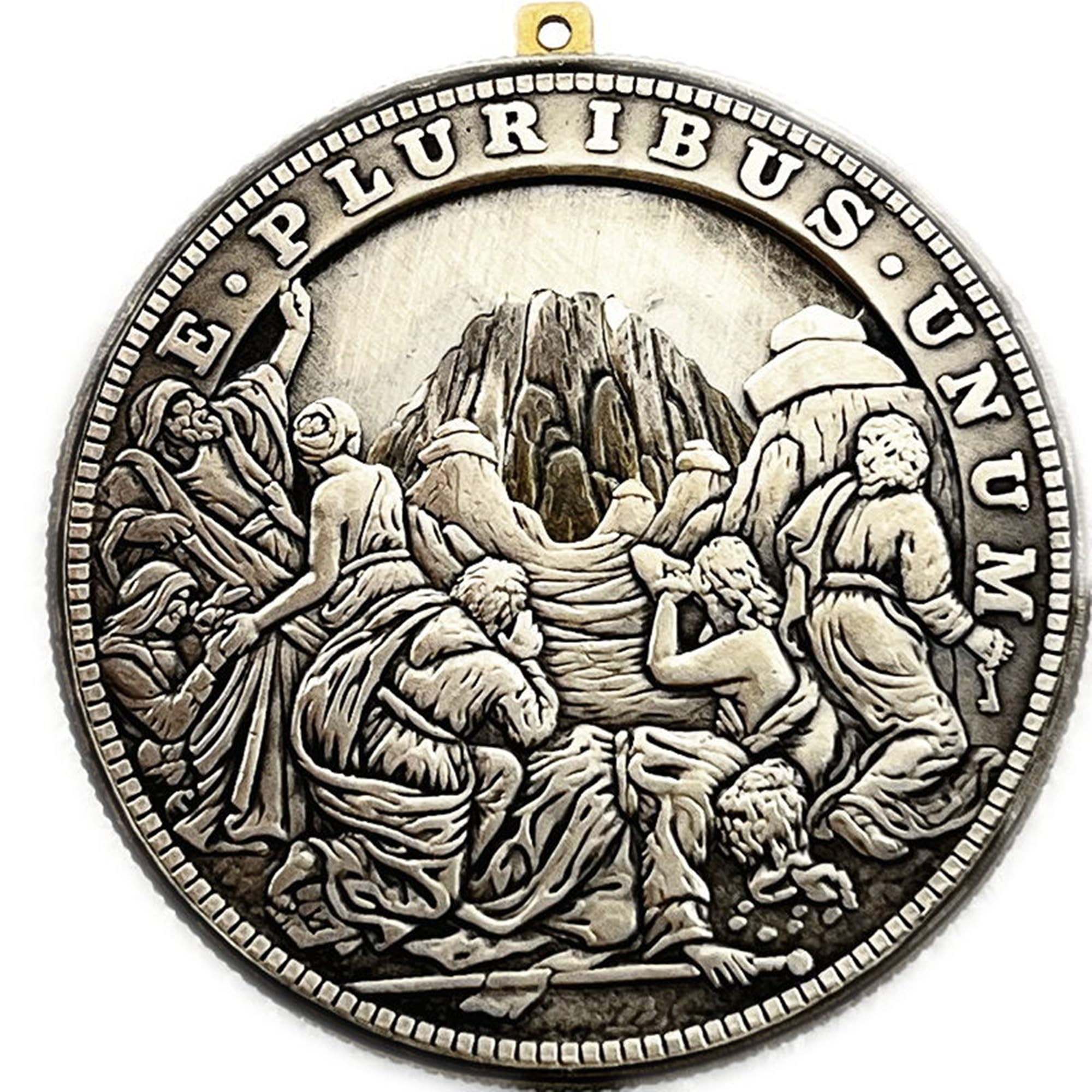 Amazon.co.jp: 可動式機械式コイン Open The Mountain Hobo ニッケル