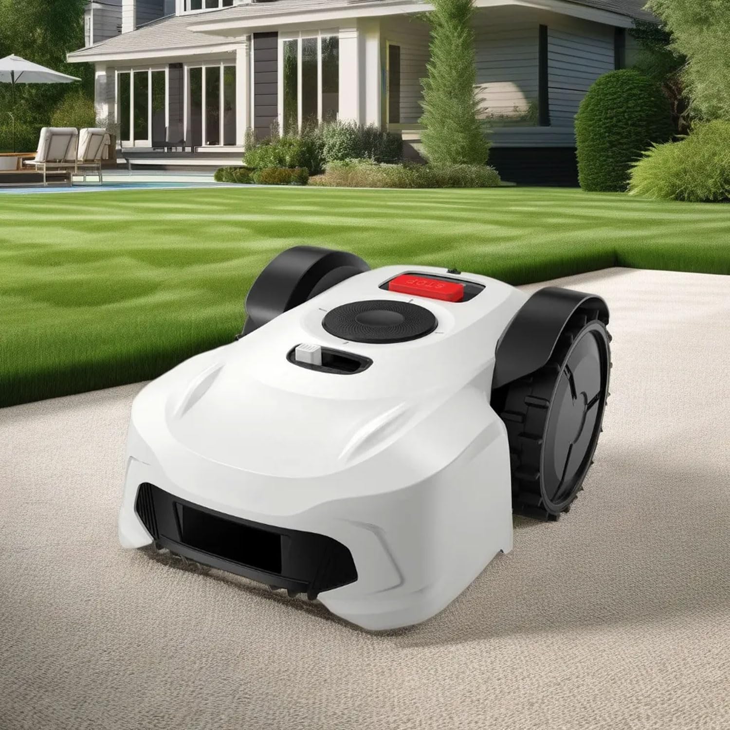 BDJSN Robot Tondeuse À Gazon pour 1000 M²