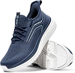 FitVille Men's Wide Road Running Shoes Athletic Sneakers Lightweight Workout Walking Shoes - Highland Core Jogger V1
