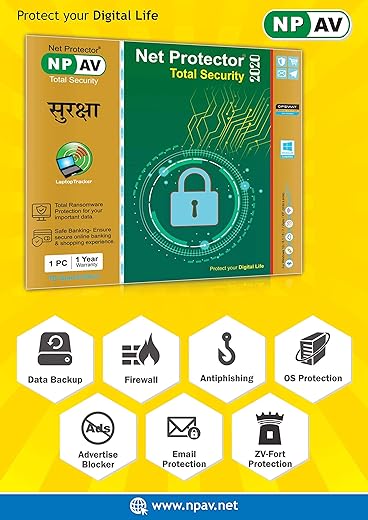 anti virus npav net protector total security 2019 TS Gold Edition 1 pc 1 year