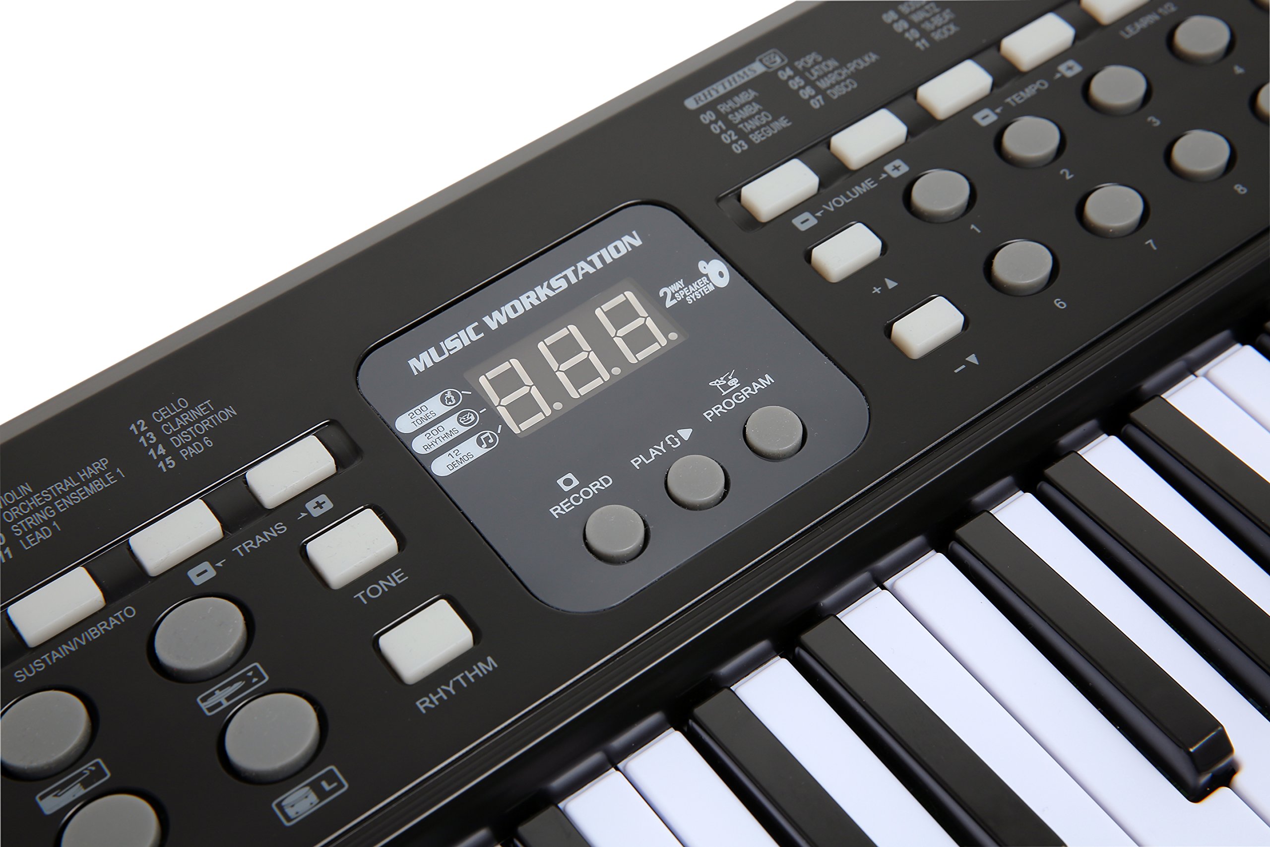 Axman LP5450- Teclado/keyboard con micrófono y conector de alimentación
