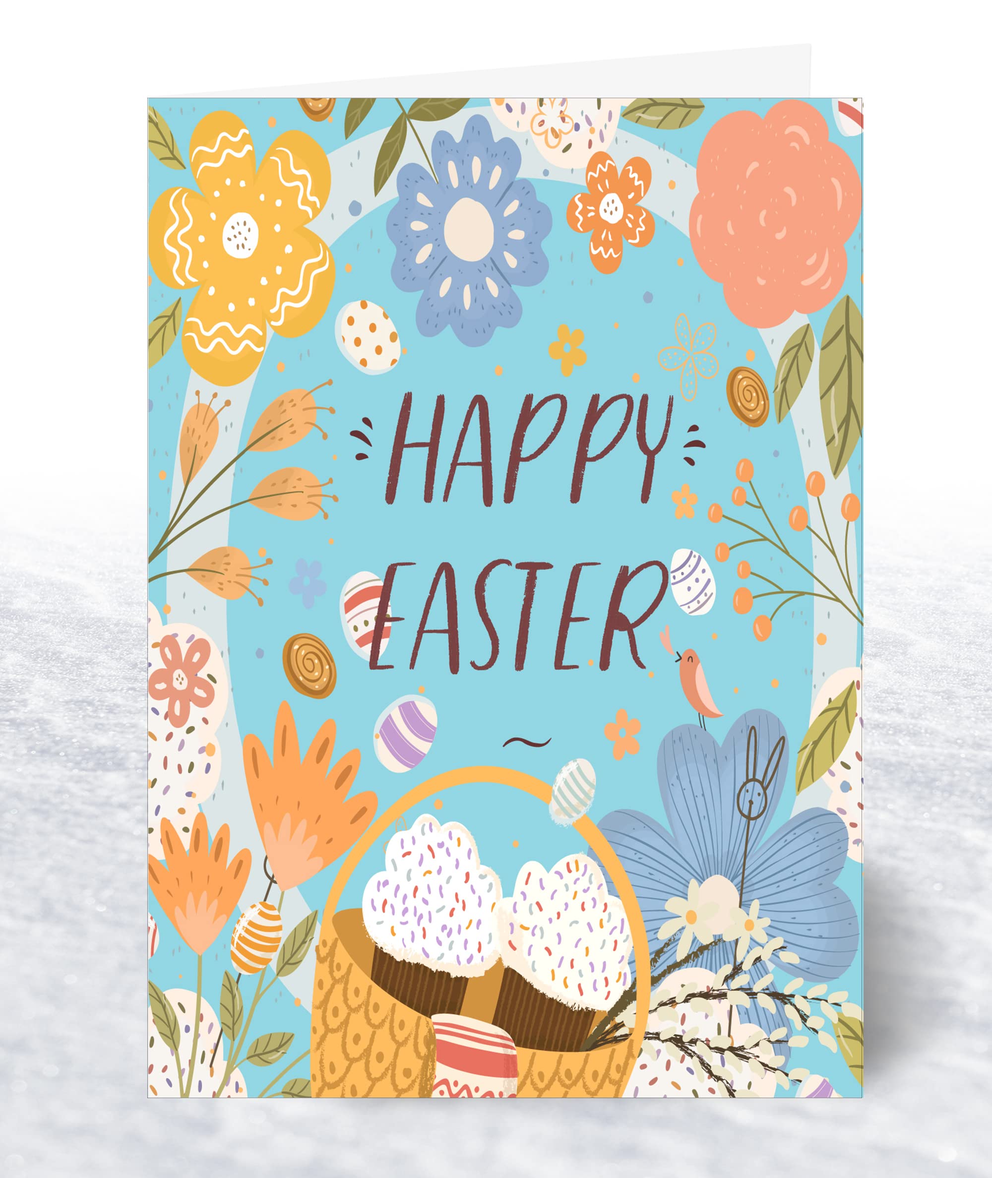Olivia Samuel 12 x Easter Greeting Cards with Envelopes from Colourful Easter Designs and Blank Inside for your own special greeting - Image 4