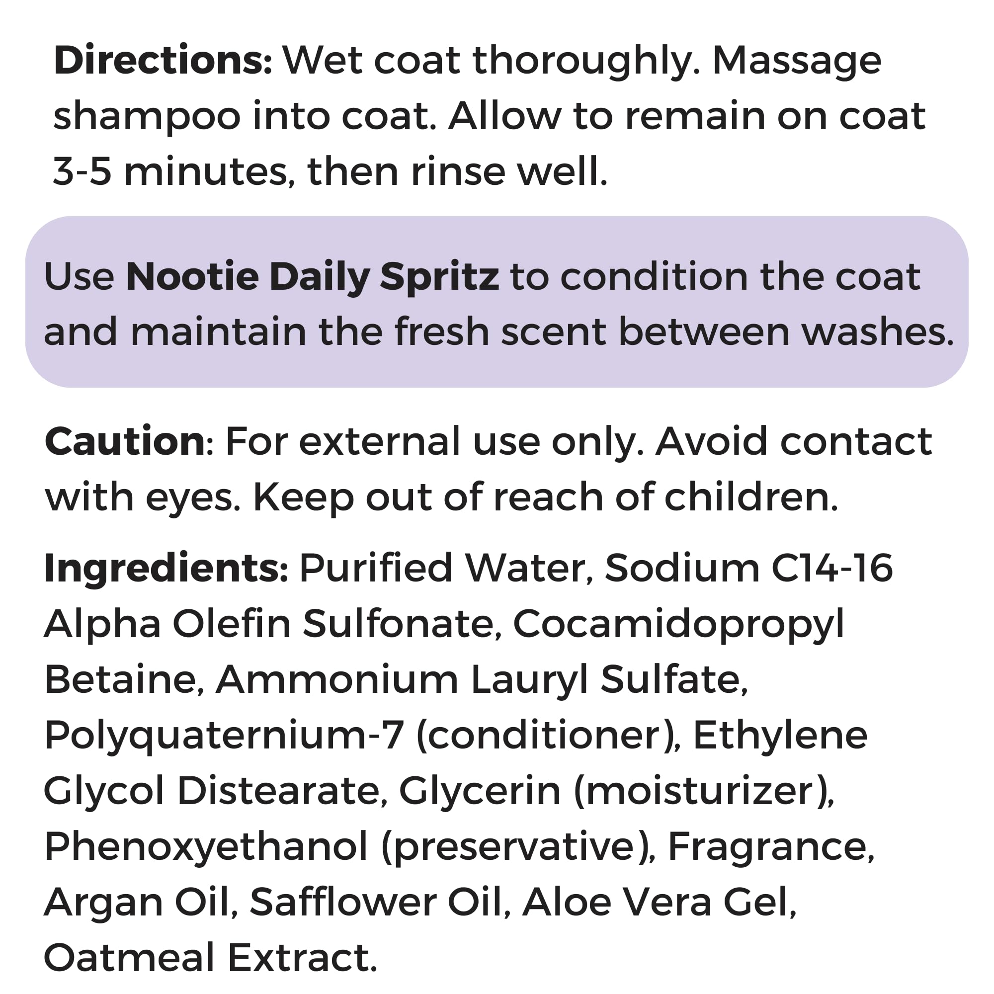 Nootie Soft Lilly Passion Restoring Argon Oil Pet Szampon, 453,6 g