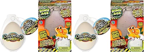 Miniatura 8 de JA-RU Huevo de dinosaurio gigante (1 huevo XXL y 1 original) Juguetes mágicos para eclosionar y crecer en el agua para niños. Recuerdos de fiesta de