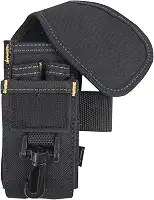 CLC Custom Leathercraft Suporte para celular/ferramenta com 5 bolsos - 1105