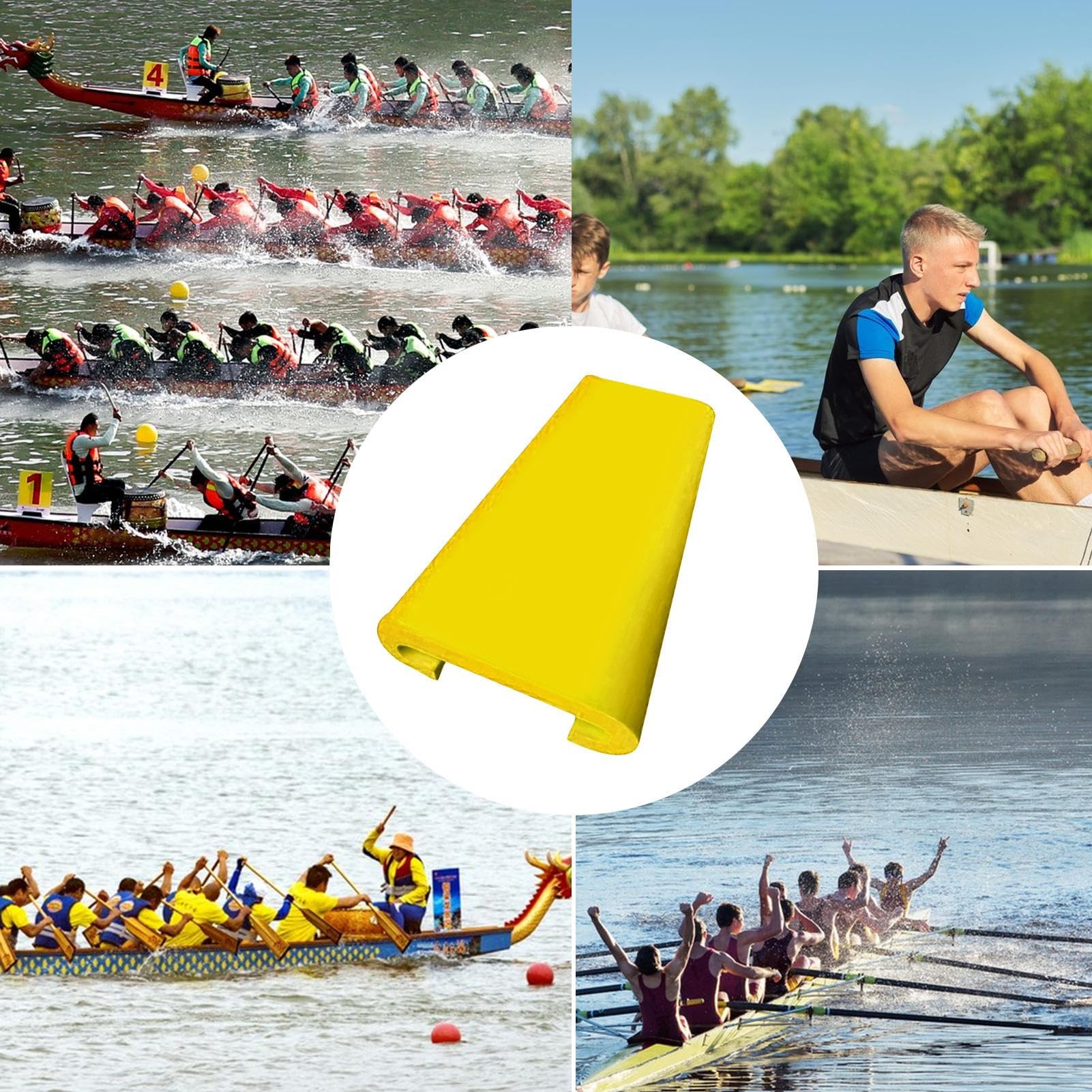 Fodera Per Sedile Per Dragon Boat | Cuscini Galleggianti Comodi per Imbarcazioni con Design Ergonomico,Sella Kayak Traspirante Per Appassionati E Principianti Della Canoa