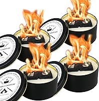 Vista 10 de Hoguera portátil Chimenea portátil Fabricante de smores Ligero y portátil 3-5 horas de tiempo de combustión Conveniente - Sin madera - Sin