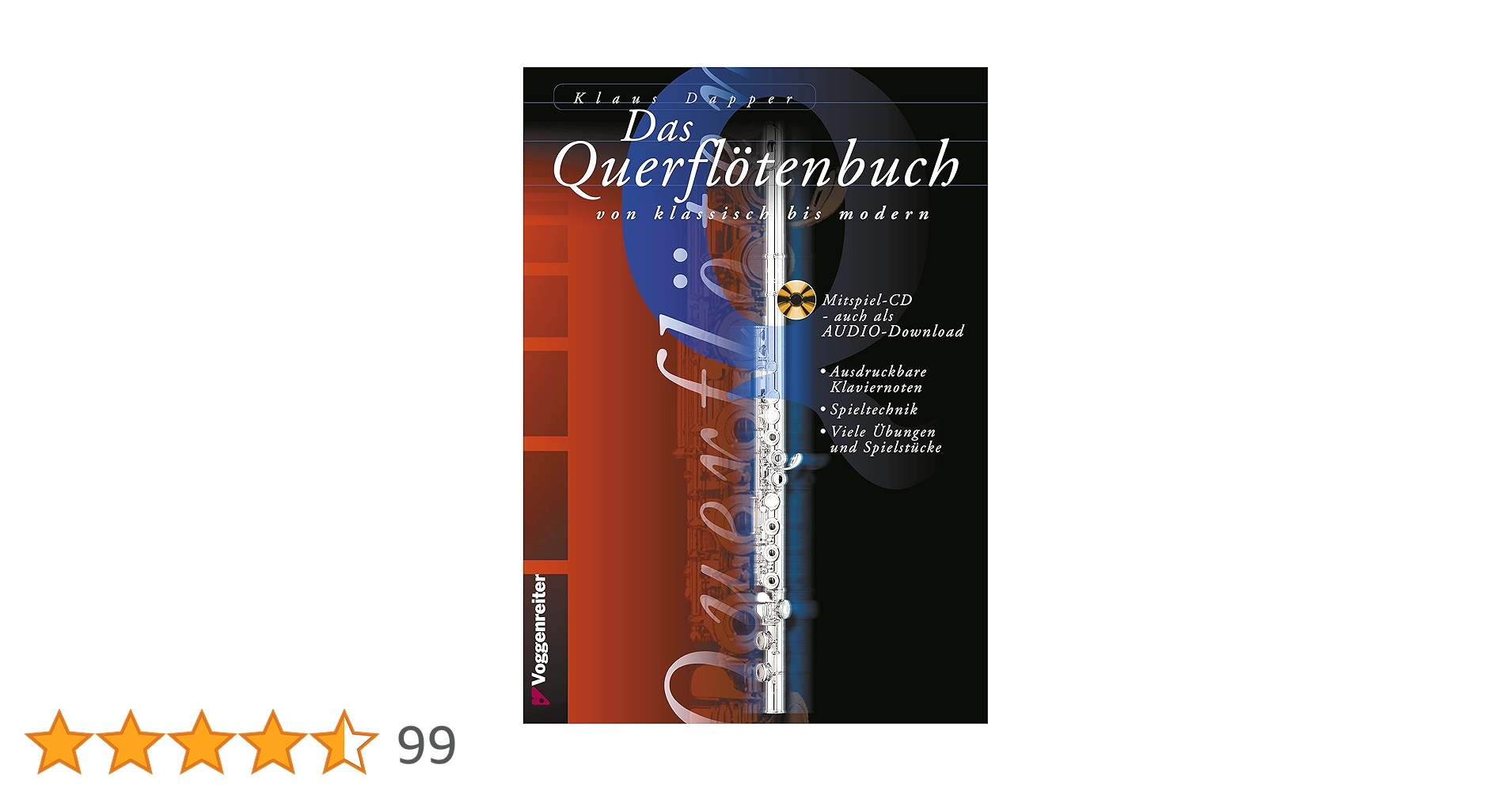 Querflöte und Orgel CD Das Querflötenbuch, Bd. 1, m. Audio-CD: Querflöte