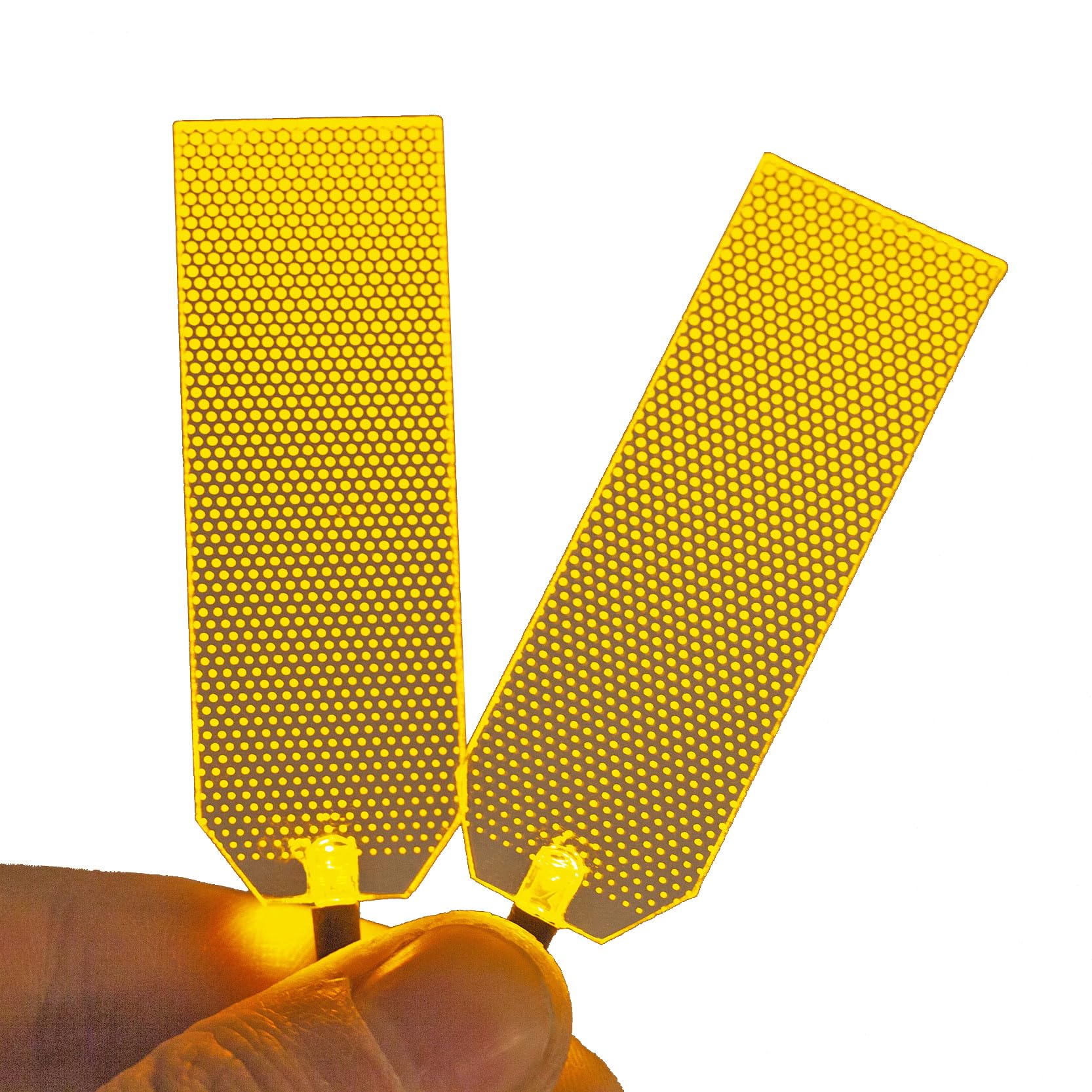 Decorations Acrylic led Light Helmet Lights Cosplay DIY kit RGB Superhero for Men kids Gifts Yellow