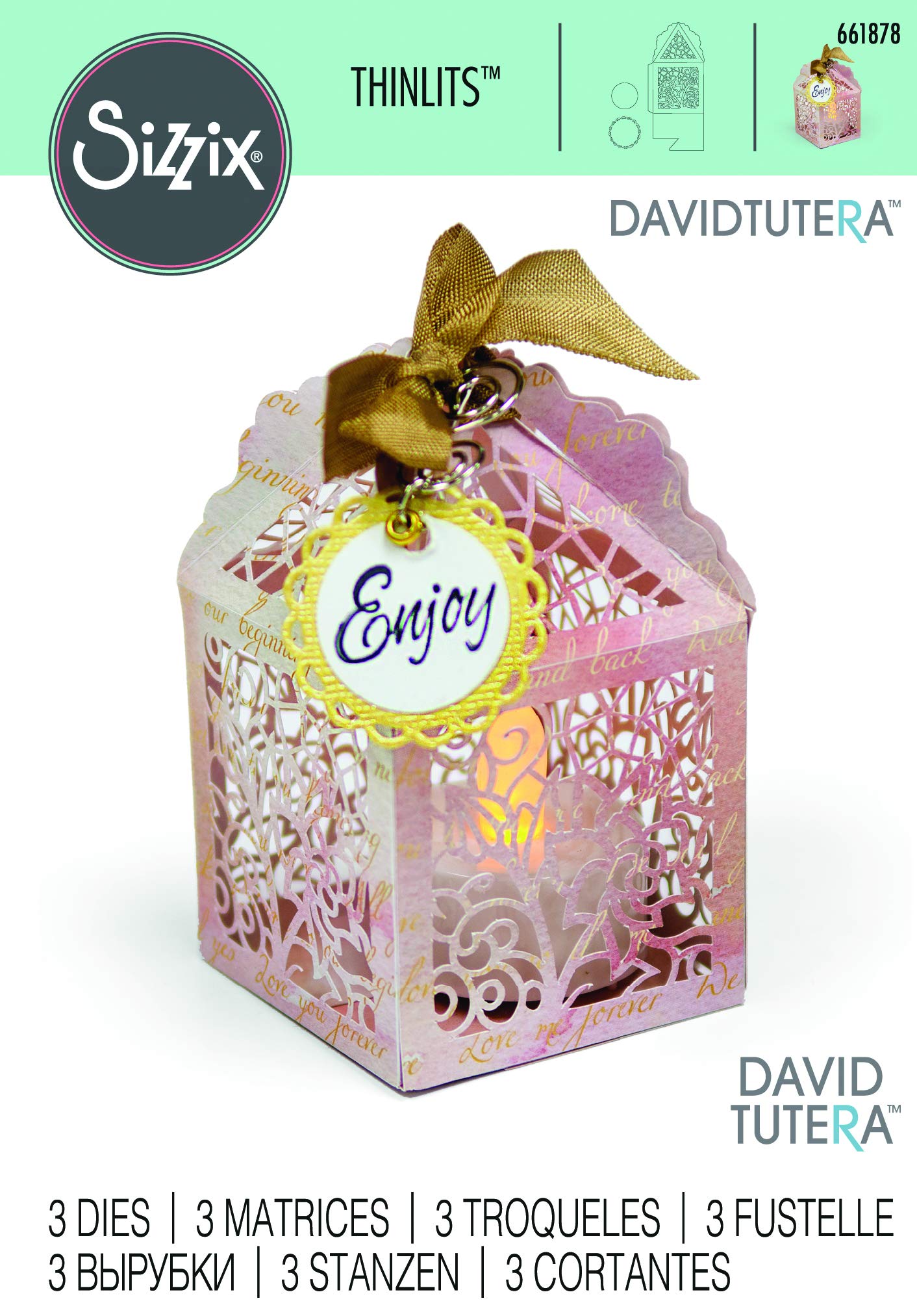 Sizzix Thinlits Die Set - 661878 Birdcage Favor Box : Amazon.in