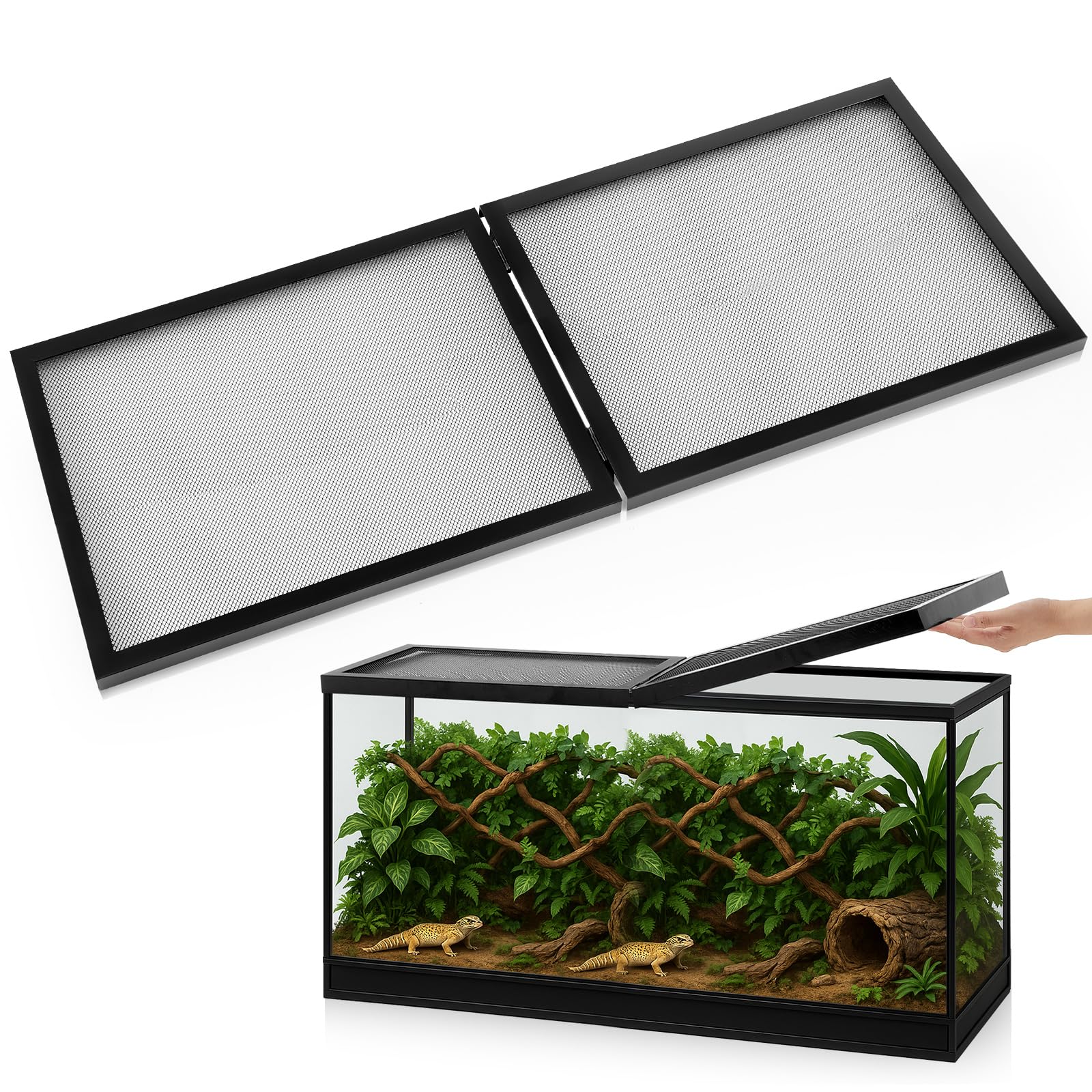 Landhoow 60-75 Gallon Screen Cover