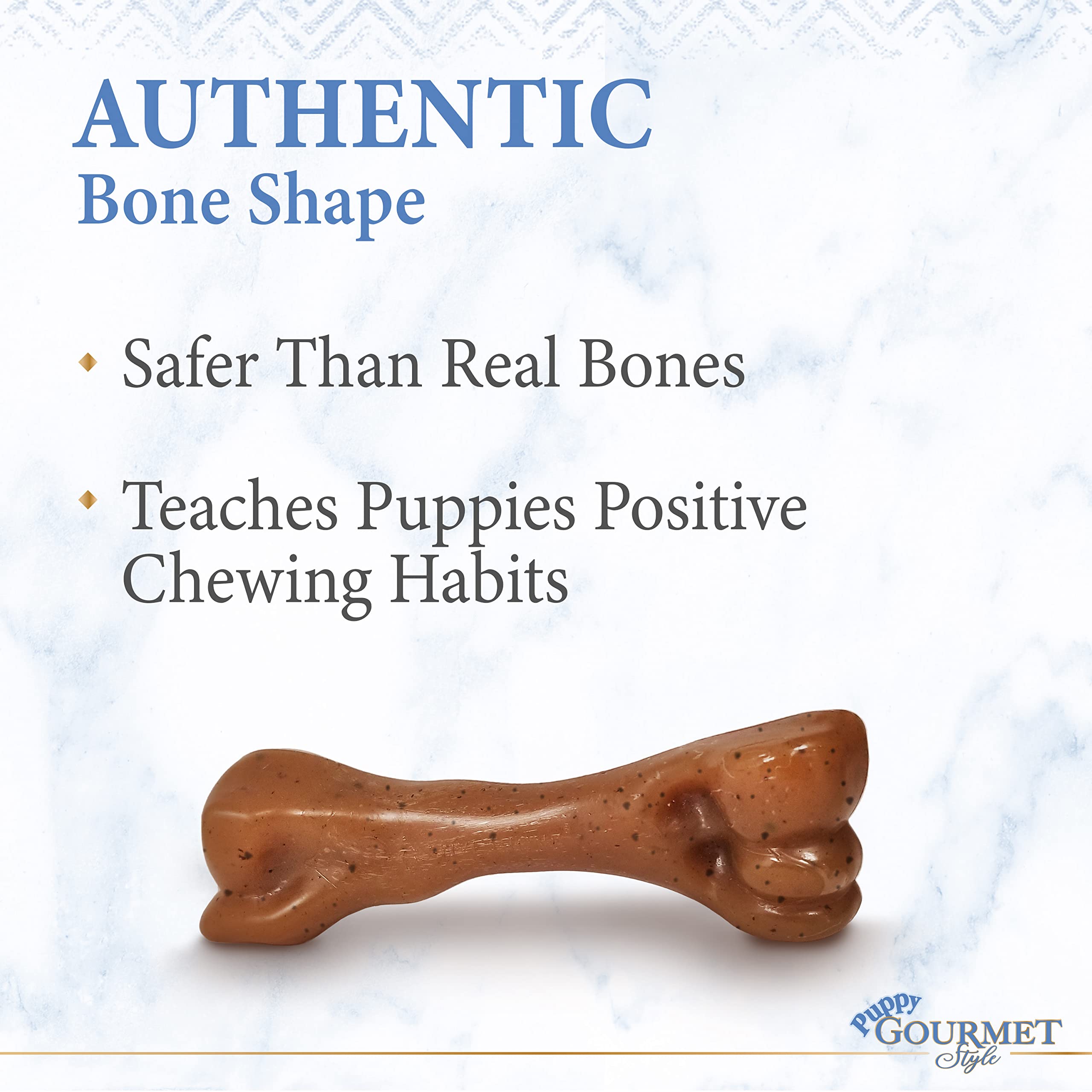 Nylabone Puppy Gourmet Style Kauspielzeug Speck klein/normal (1 Stück)
