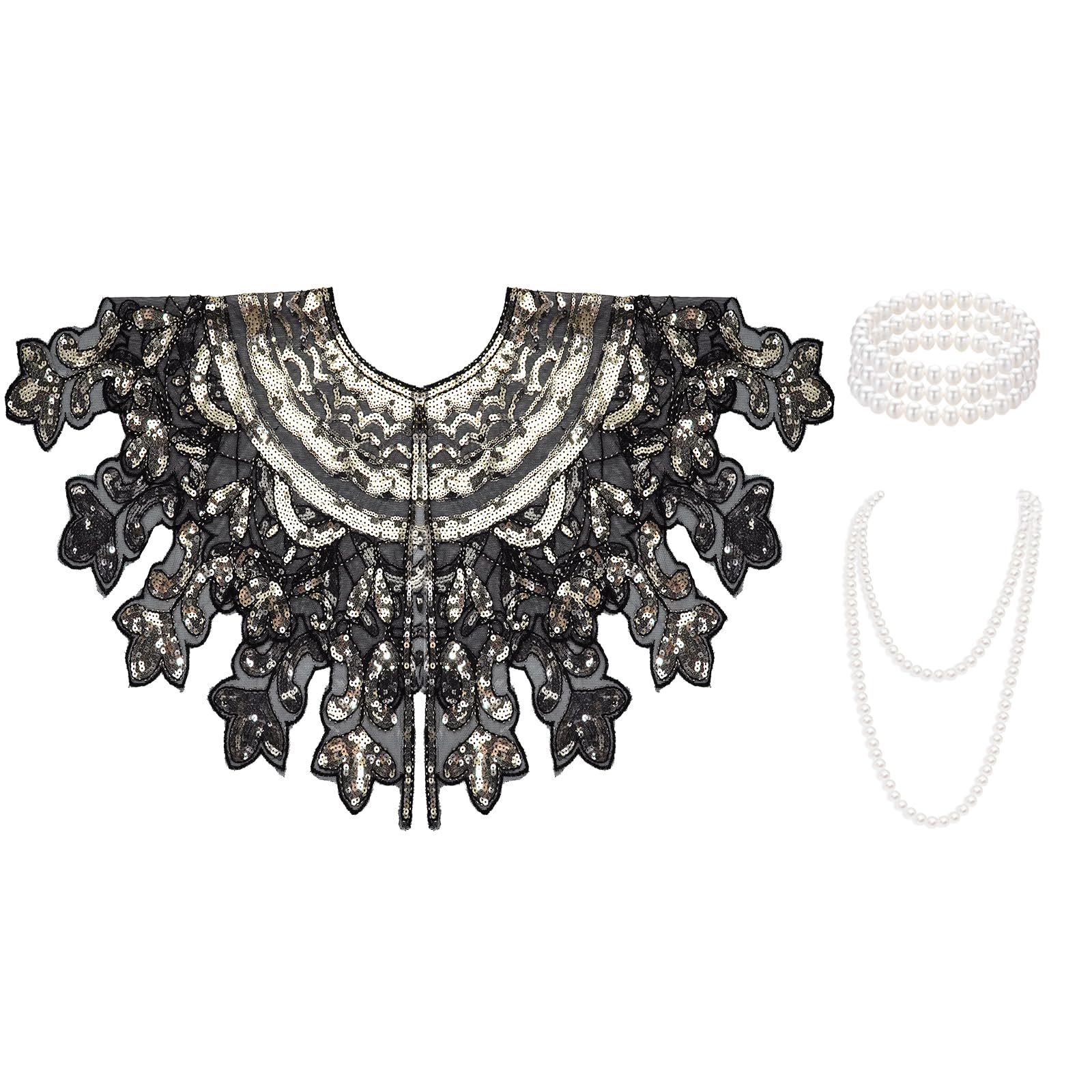 Ensemble châle années 1920 pour robe de soirée Gatsby chic - 6